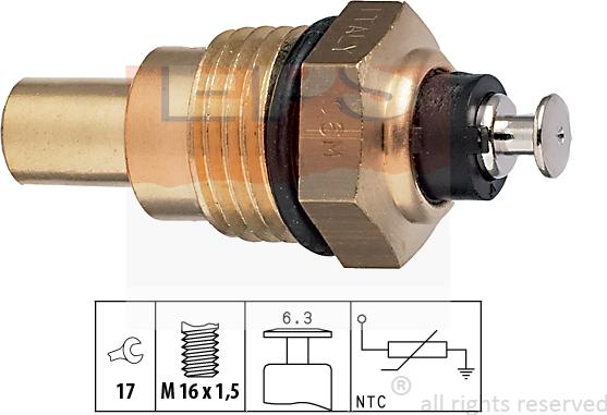 MDR EPS-1830 067 - Senzor,temperatura lichid de racire aaoparts.ro