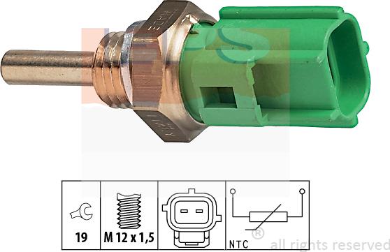 MDR EPS-1830 177 - Senzor,temperatura lichid de racire aaoparts.ro