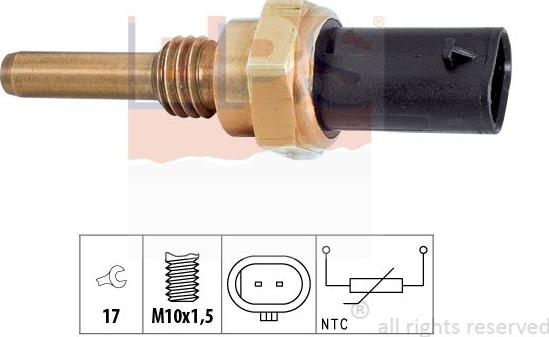 MDR EPS-1830 397 - Senzor,temperatura lichid de racire aaoparts.ro