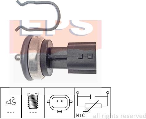 MDR EPS-1830 337 - Senzor,temperatura lichid de racire aaoparts.ro