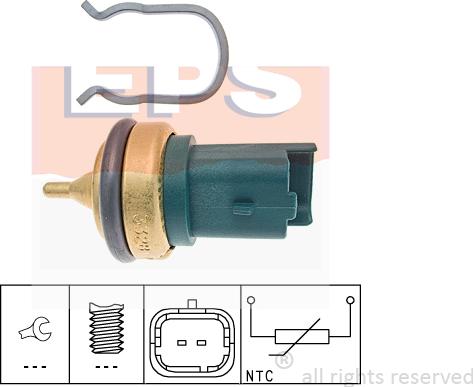MDR EPS-1830 328 - Senzor,temperatura lichid de racire aaoparts.ro