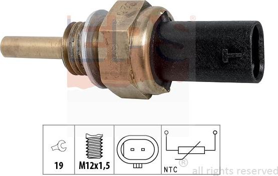 MDR EPS-1830 379 - Senzor,temperatura lichid de racire aaoparts.ro