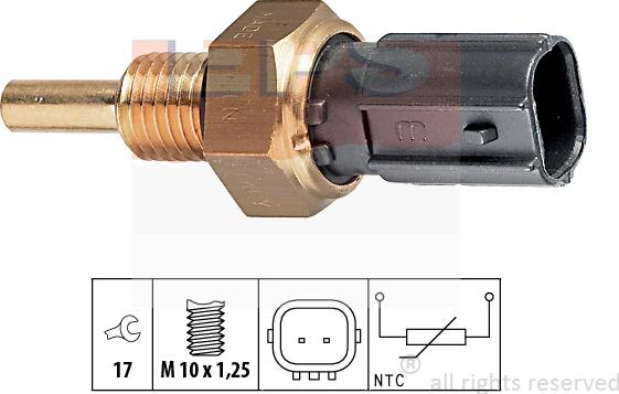 MDR EPS-1830 299 - Senzor,temperatura lichid de racire aaoparts.ro