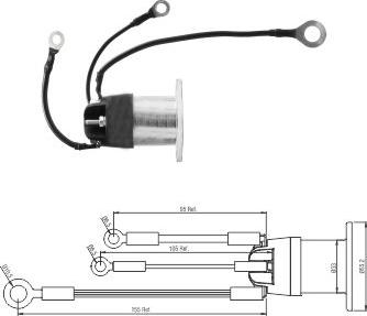 Meat & Doria 46194 - Solenoid, electromotor aaoparts.ro