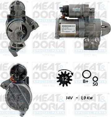 Meat & Doria 5010952G - Starter aaoparts.ro