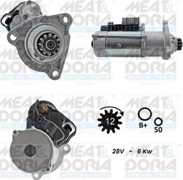 Meat & Doria 5110078G - Starter aaoparts.ro