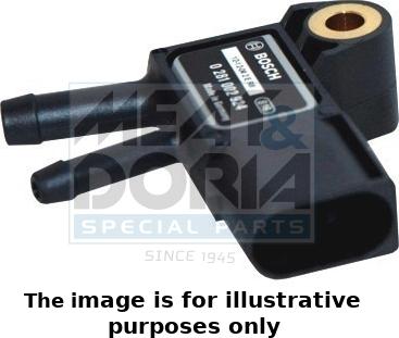 Meat & Doria 82318/1 - Senzor, presiune gaze evacuare aaoparts.ro