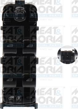 Meat & Doria 26661 - Comutator,macara geam aaoparts.ro