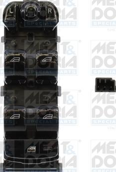 Meat & Doria 26662 - Comutator,macara geam aaoparts.ro