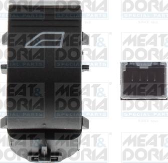 Meat & Doria 26720 - Comutator,macara geam aaoparts.ro