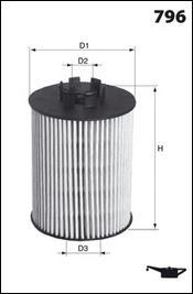 Mecafilter ELH4793 - Filtru ulei aaoparts.ro