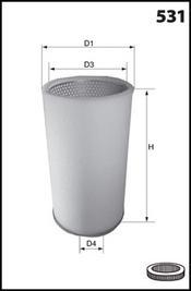 Mecafilter FA3671 - Filtru aer secundar aaoparts.ro