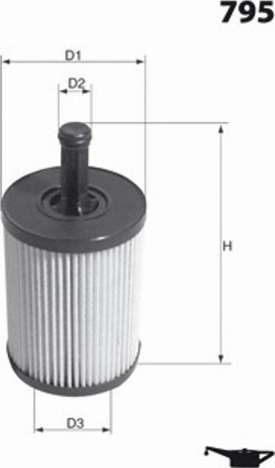Mecafilter I31 - Filtru ulei aaoparts.ro