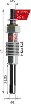 MEHA AUTOMOTIVE MH70215 - Bujie incandescenta aaoparts.ro