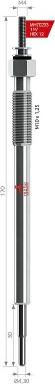 MEHA AUTOMOTIVE MH70233 - Bujie incandescenta aaoparts.ro