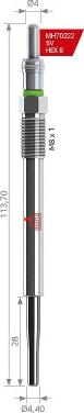 MEHA AUTOMOTIVE MH70222 - Bujie incandescenta aaoparts.ro