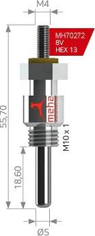MEHA AUTOMOTIVE MH70272 - Bujie incandescenta aaoparts.ro