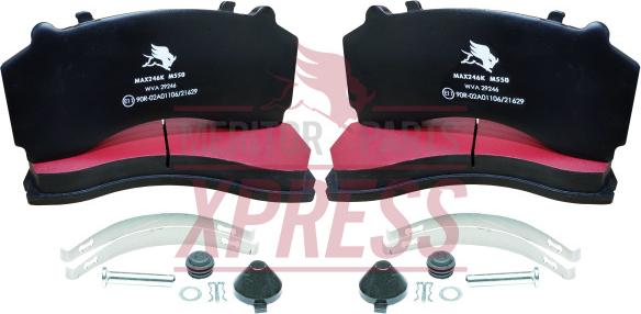 Meritor MAX174K - Set placute frana,frana disc aaoparts.ro