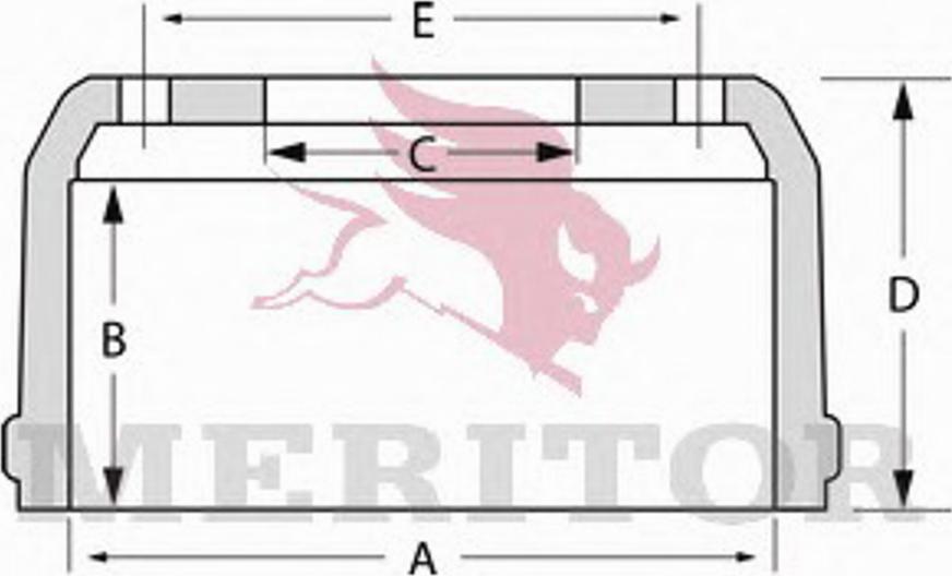 Meritor MBD2016 - Tambur frana aaoparts.ro