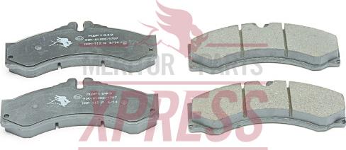 Meritor MDP1043 - Set placute frana,frana disc aaoparts.ro