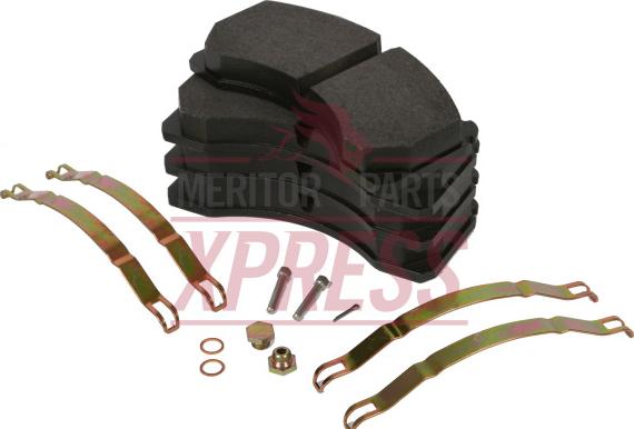 Meritor MDP5066 - Set placute frana,frana disc aaoparts.ro