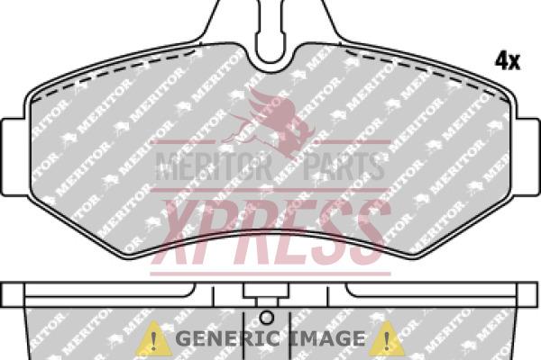 Meritor MDP1102 - Set placute frana,frana disc aaoparts.ro