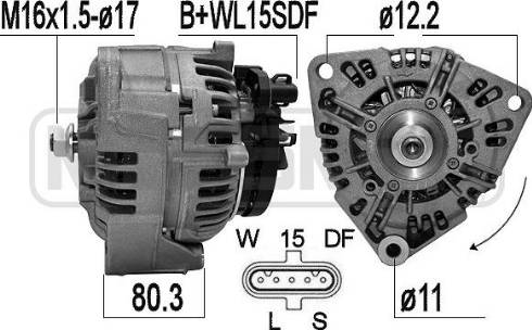 Messmer 209611 - Generator / Alternator aaoparts.ro