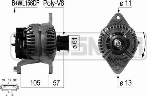 Messmer 210674A - Generator / Alternator aaoparts.ro
