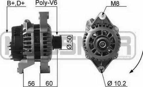 Messmer 210065 - Generator / Alternator aaoparts.ro