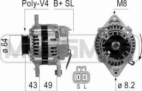Messmer 210804 - Generator / Alternator aaoparts.ro