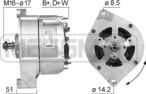 Messmer 210300A - Generator / Alternator aaoparts.ro