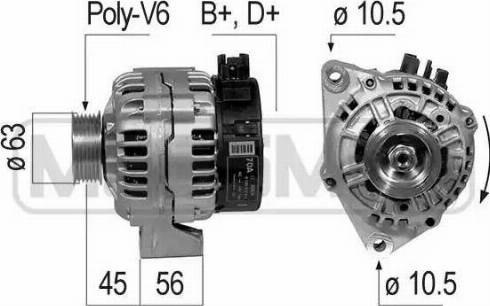 Messmer 210216 - Generator / Alternator aaoparts.ro