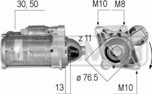 Messmer 220587 - Starter aaoparts.ro