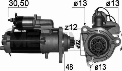 Messmer 220730A - Starter aaoparts.ro