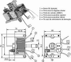 Messmer ZM902 - Solenoid, electromotor aaoparts.ro