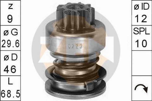 Messmer ZN0223 - Pinion electromotor aaoparts.ro
