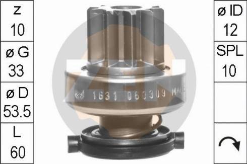 Messmer ZN1631 - Pinion electromotor aaoparts.ro