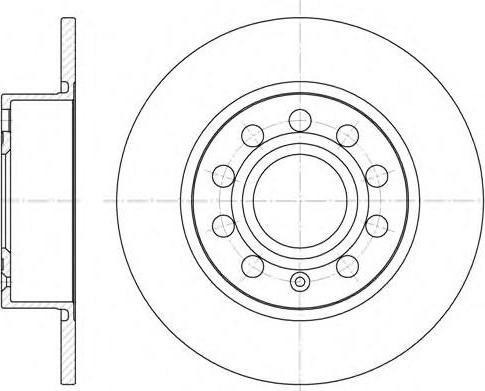 METACO 3060-005 - Disc frana aaoparts.ro