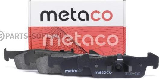 METACO 3000-184 - Set placute frana,frana disc aaoparts.ro