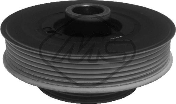 Metalcaucho 04848 - Fulie curea, arbore cotit aaoparts.ro