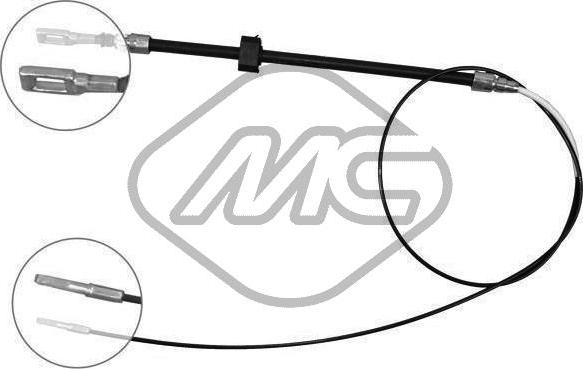 Metalcaucho 80959 - Cablu, frana de parcare aaoparts.ro