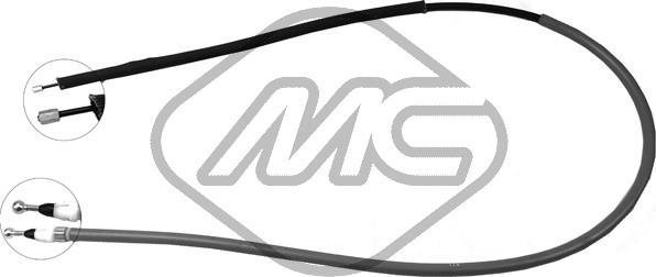 Metalcaucho 82837 - Cablu, frana de parcare aaoparts.ro