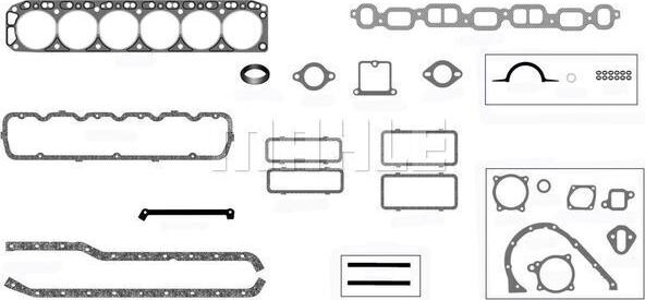 METAL LEVE J&RM-1107/6 - Set garnituri complet, motor aaoparts.ro