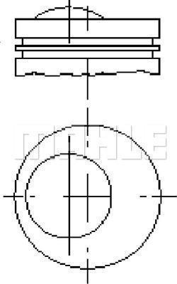 METAL LEVE P1281 - Piston aaoparts.ro