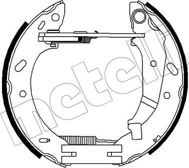 Metelli 51-0311 - Set saboti frana aaoparts.ro