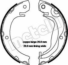 Metelli 53-0453 - Set saboti frana, frana de mana aaoparts.ro