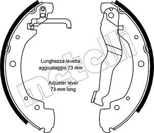 Metelli 53-0469 - Set saboti frana aaoparts.ro