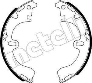 Metelli 53-0423 - Set saboti frana aaoparts.ro
