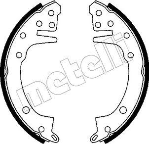 Metelli 53-0598 - Set saboti frana aaoparts.ro