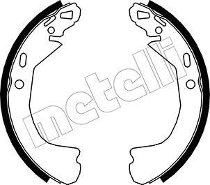 Metelli 53-0551 - Set saboti frana aaoparts.ro